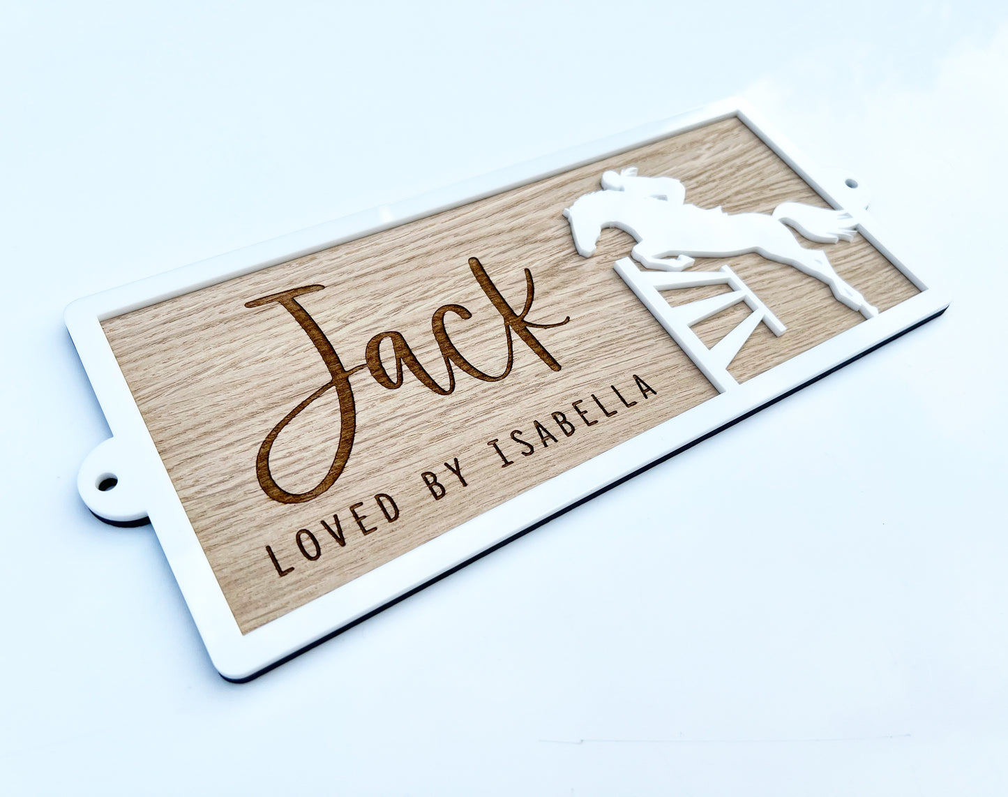 Horse Stable Name Sign Show Junping
