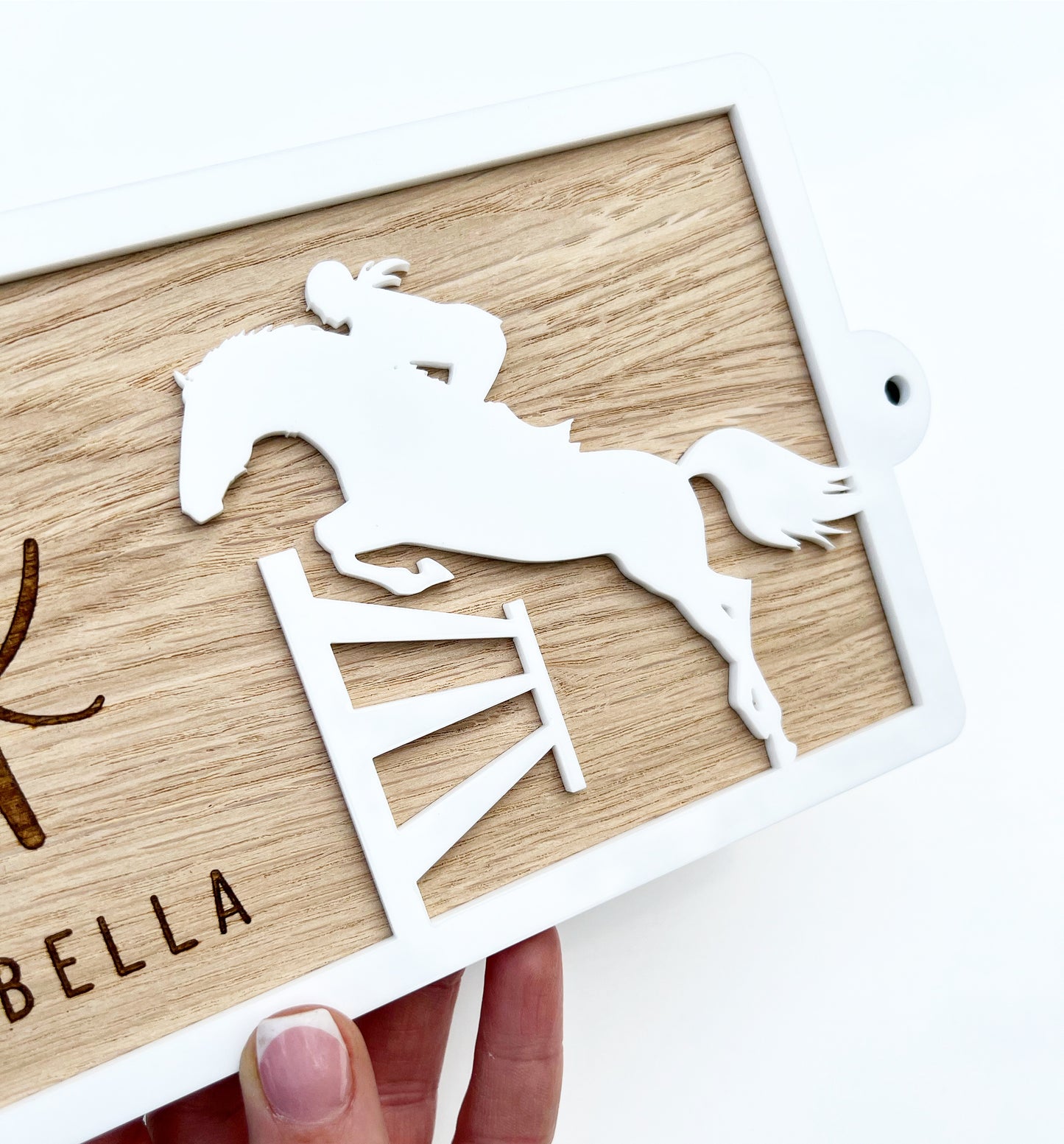 Horse Stable Name Sign Show Junping