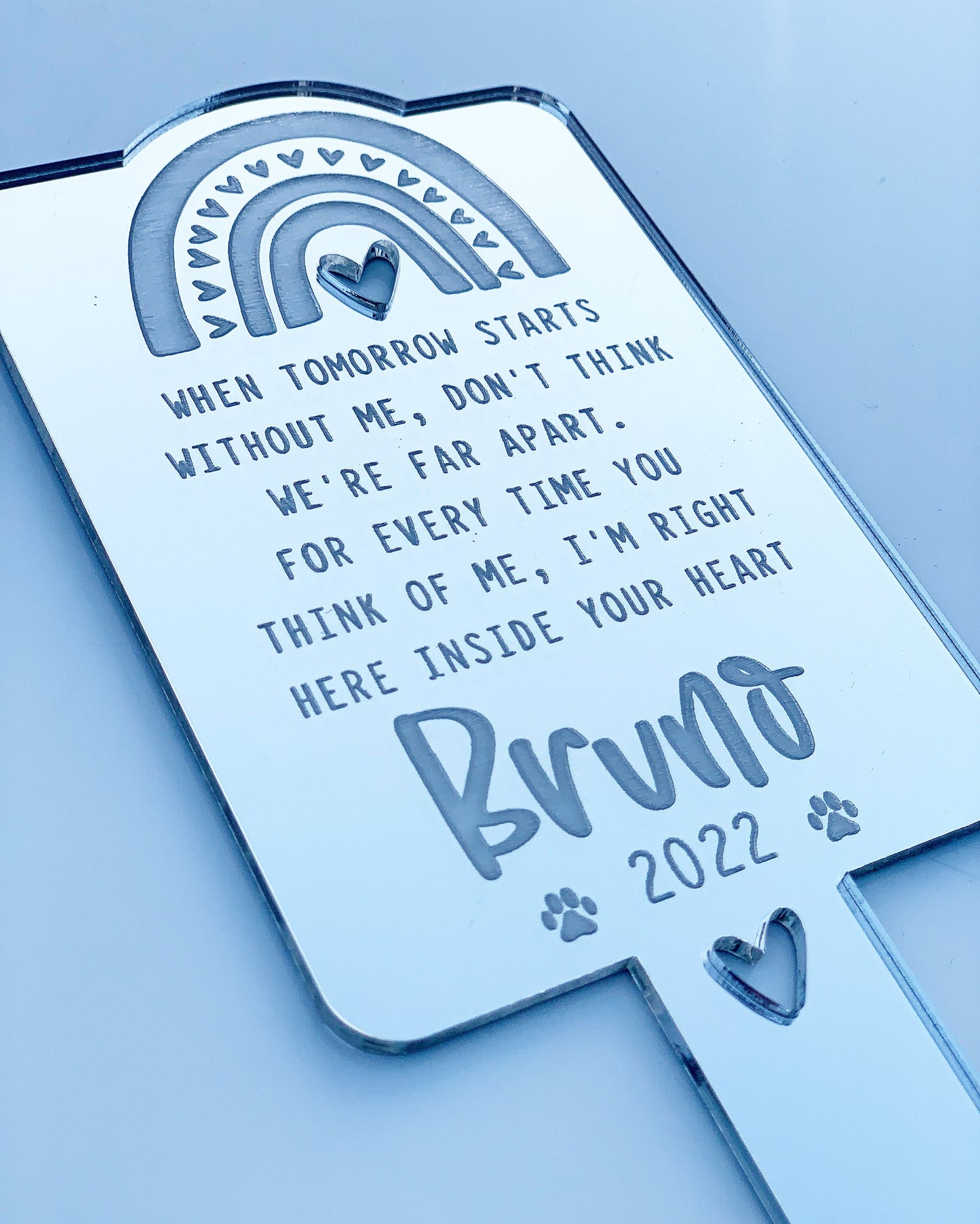 Outdoor Dog Memorial | Dog Grave Marker | Pet Memorial Gift | Pet loss Memorial Gift | Dog Memorial Plaque | Dog Garden Memorial