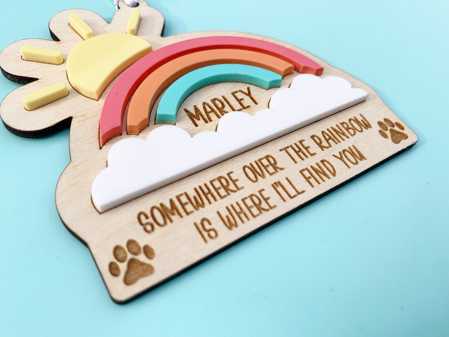 Premium Rainbow Bridge keepsake