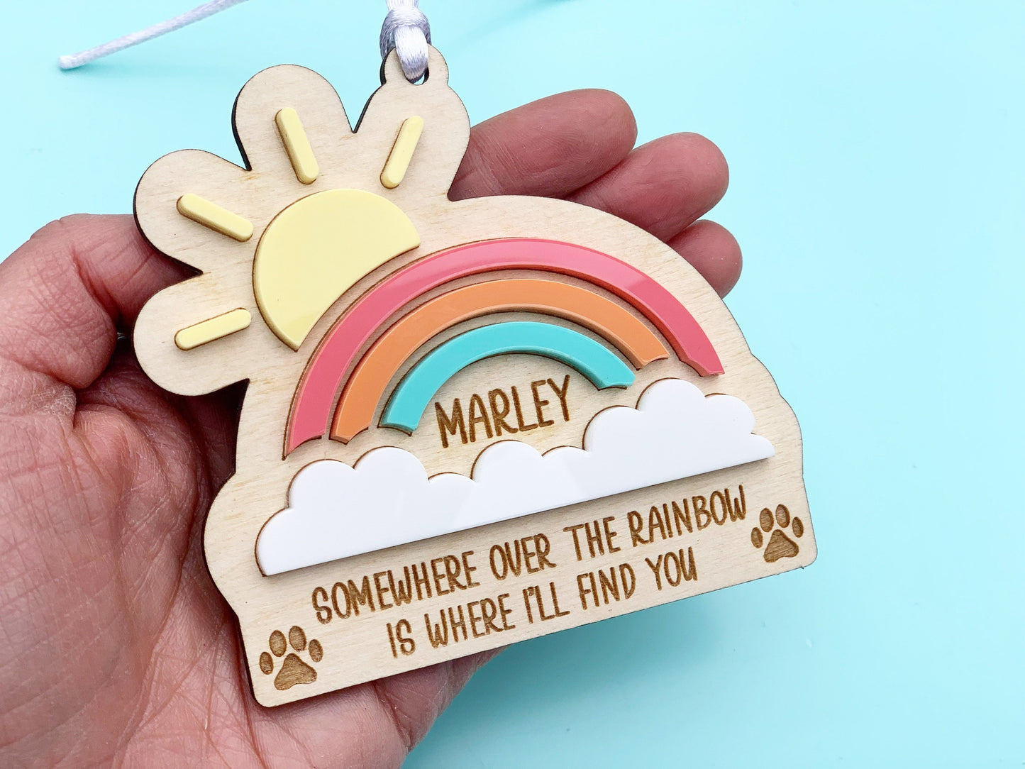 Premium Rainbow Bridge keepsake