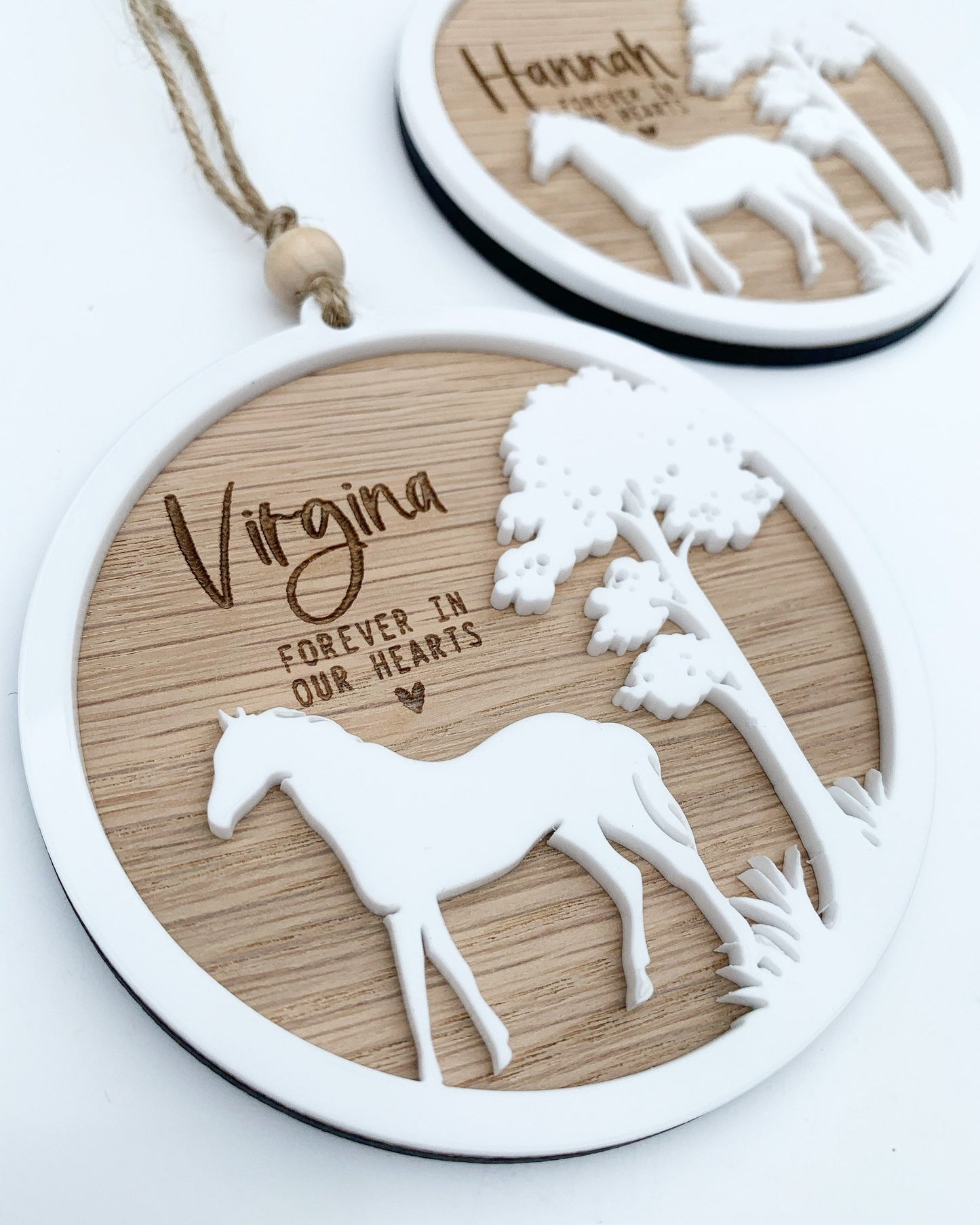 Rainbow Bridge Horse Gift | Horse Loss Sympathy 3D Ornament | Horse Memorial Gift | Horse Loss Gift | Horse Lover Gift | Pet Memorial Gift