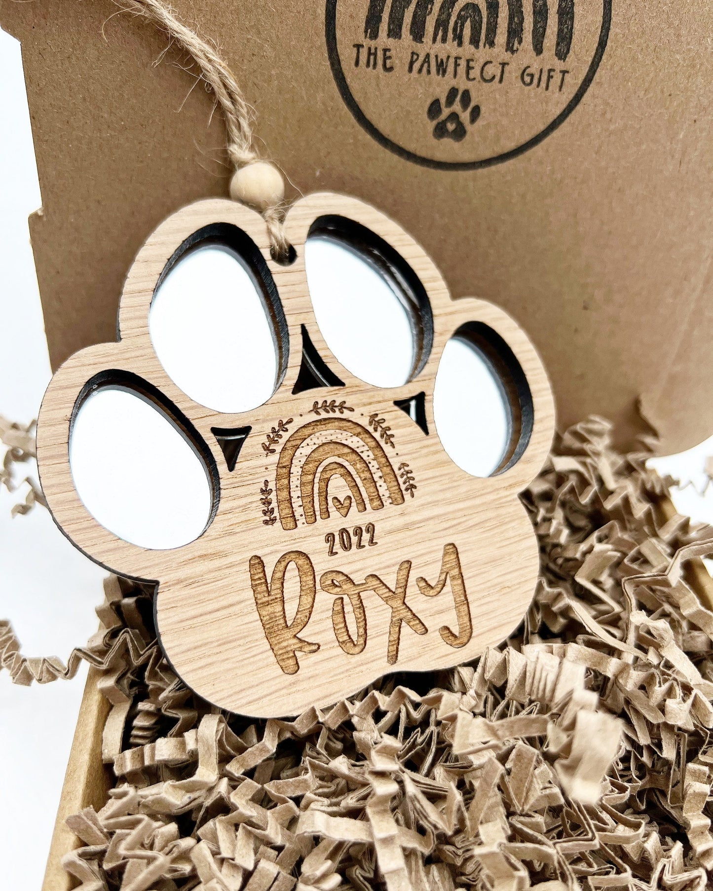 Personalised dog Christmas decoration, Personalised dog Christmas bauble, Custom dog Christmas ornament, Custom dog Christmas decoration