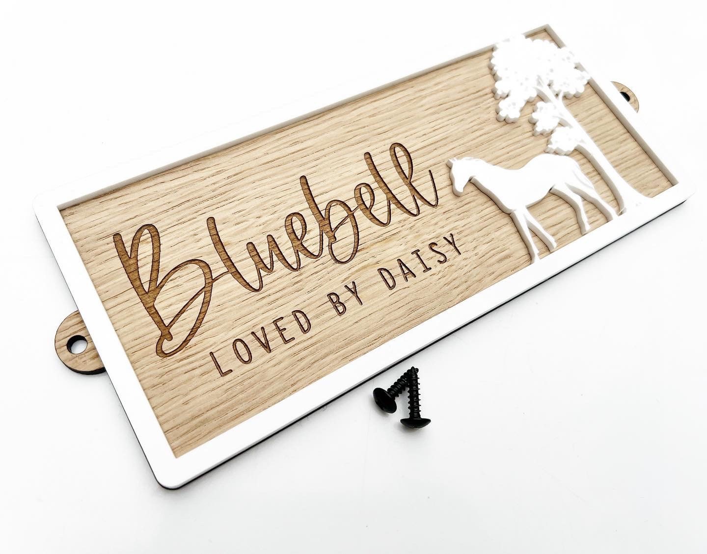 Personalised Horse Stable Door Sign