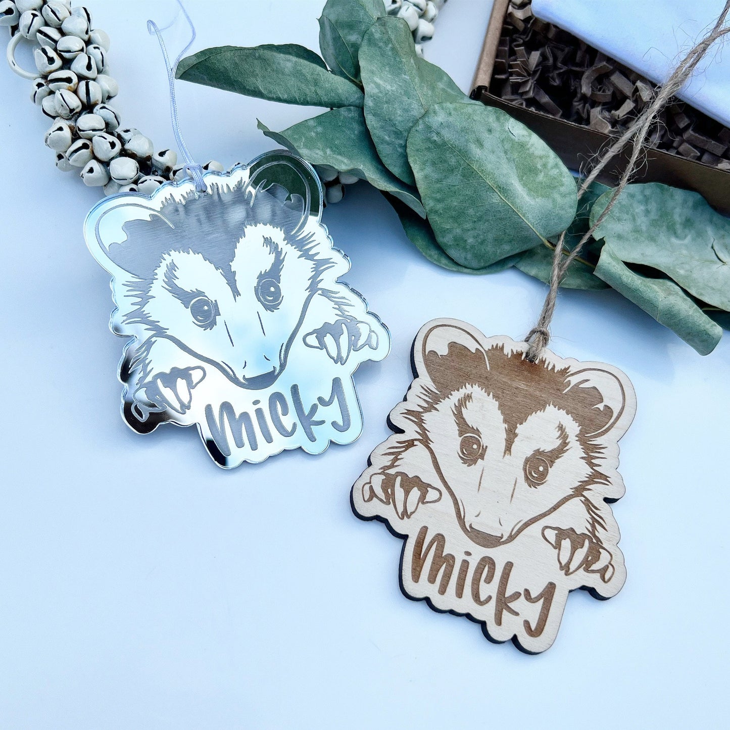 Opossum ornament