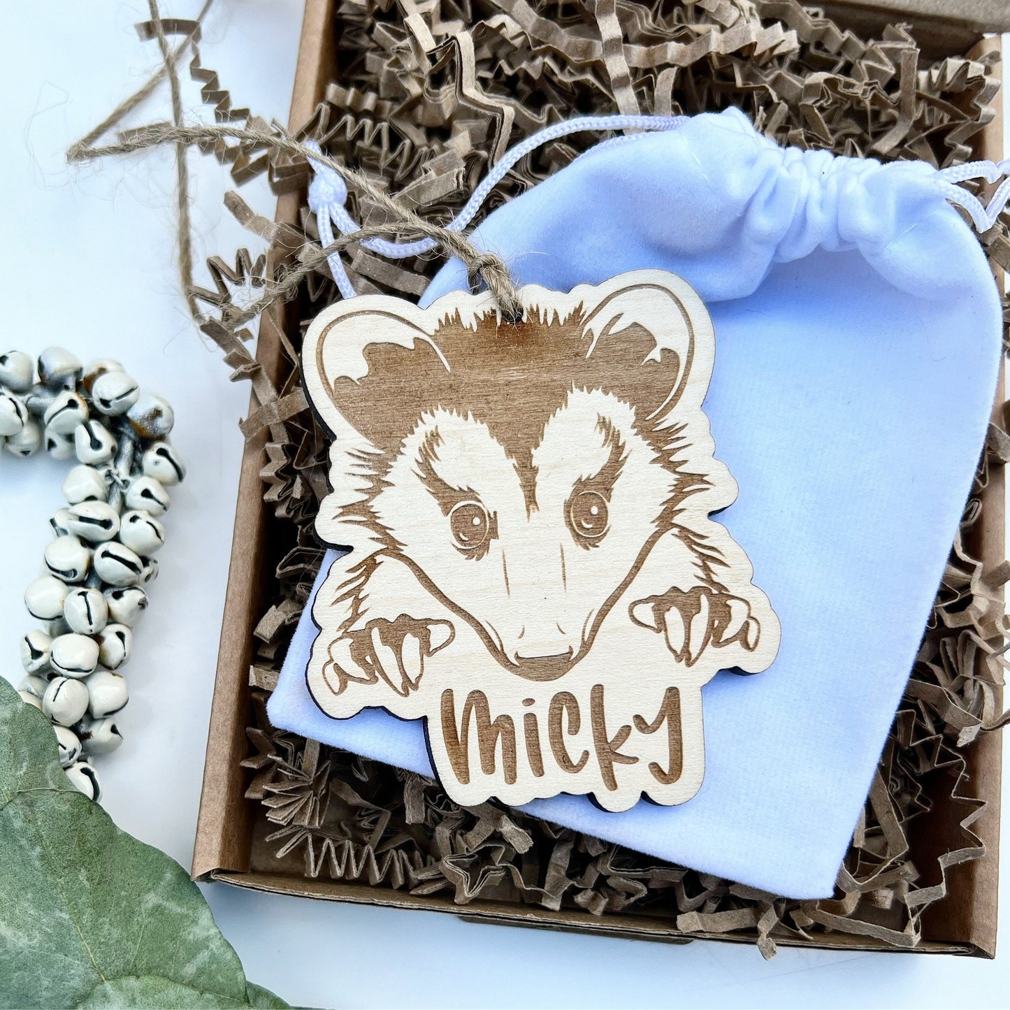 Opossum ornament