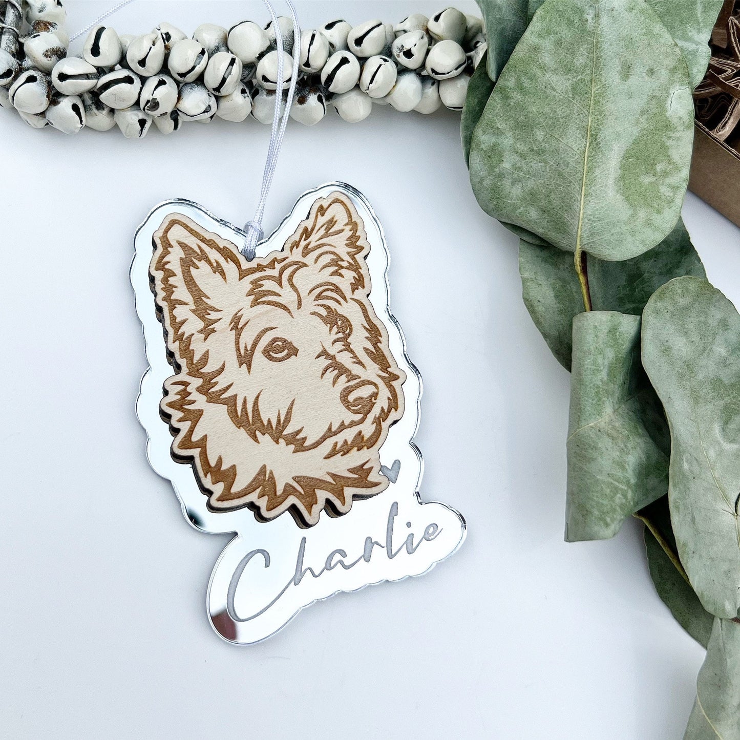 Norwich terrier dog ornament