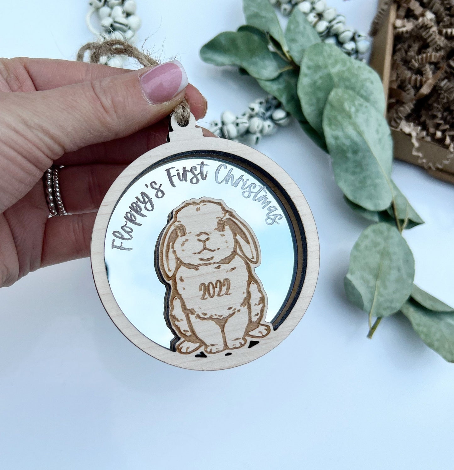 Bunny’s first Christmas decoration