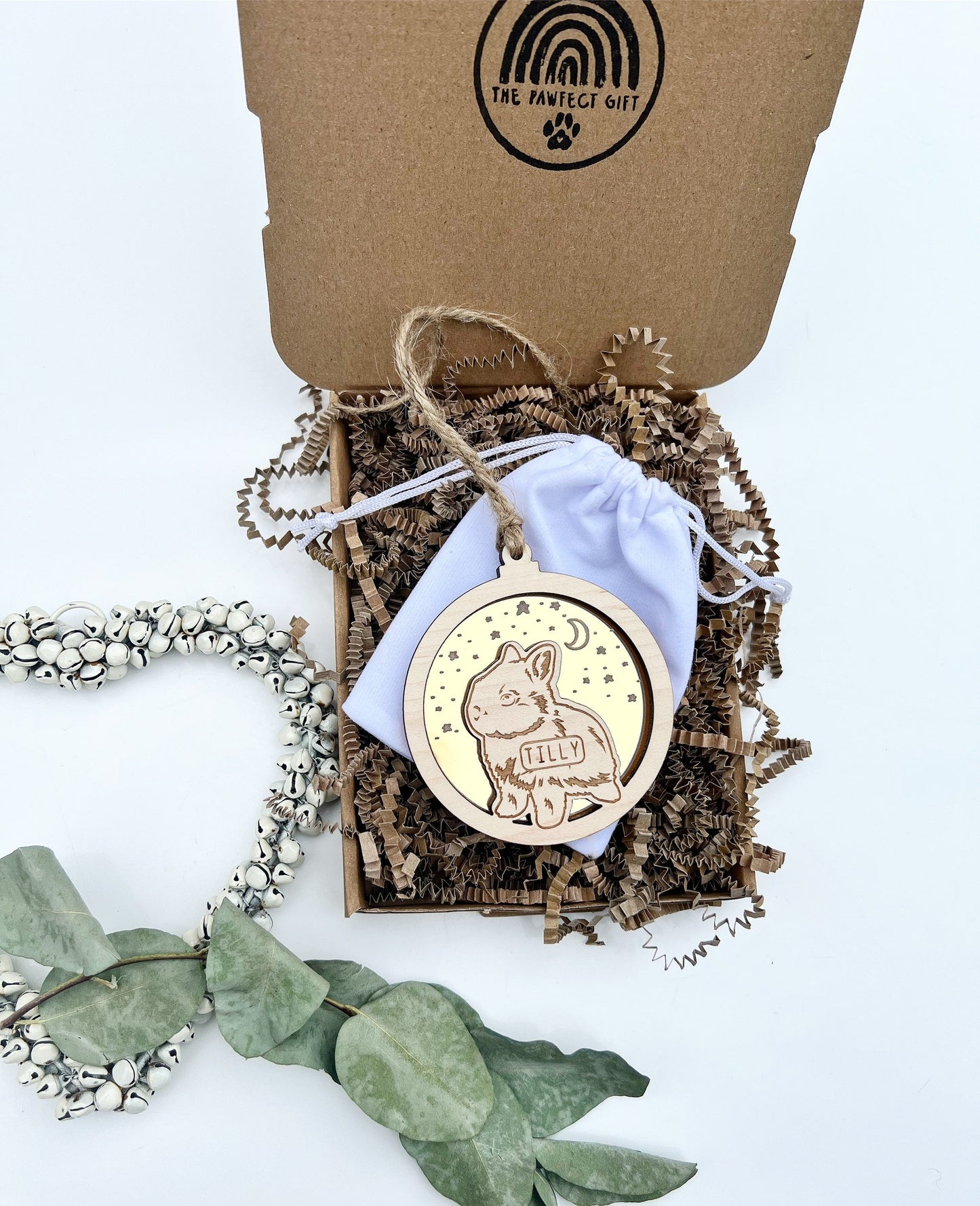 Netherland dwarf rabbit ornament