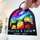 2 Dogs outdoor Silhouette Ornament