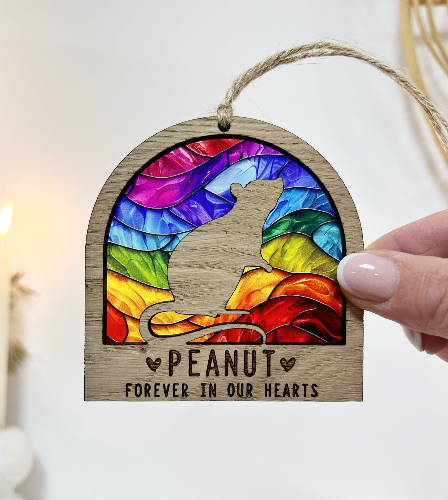 Rat Rainbow Bridge Ornament