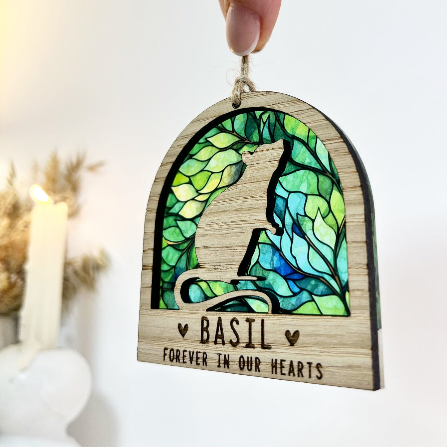 Black Rat Rainbow Bridge Ornament