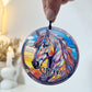 Horse stained glass ornament