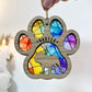 Dog Portrait Rainbow Ornament