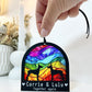 2 Dogs outdoor Silhouette Ornament