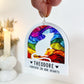 Black Rat Rainbow Bridge Ornament