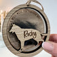 Dog Fur / Ashes Memorial Ornament