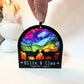 Two Cat Silhouette Rainbow Ornament