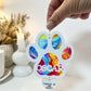 Outdoor Rainbow Marble Dog Paw