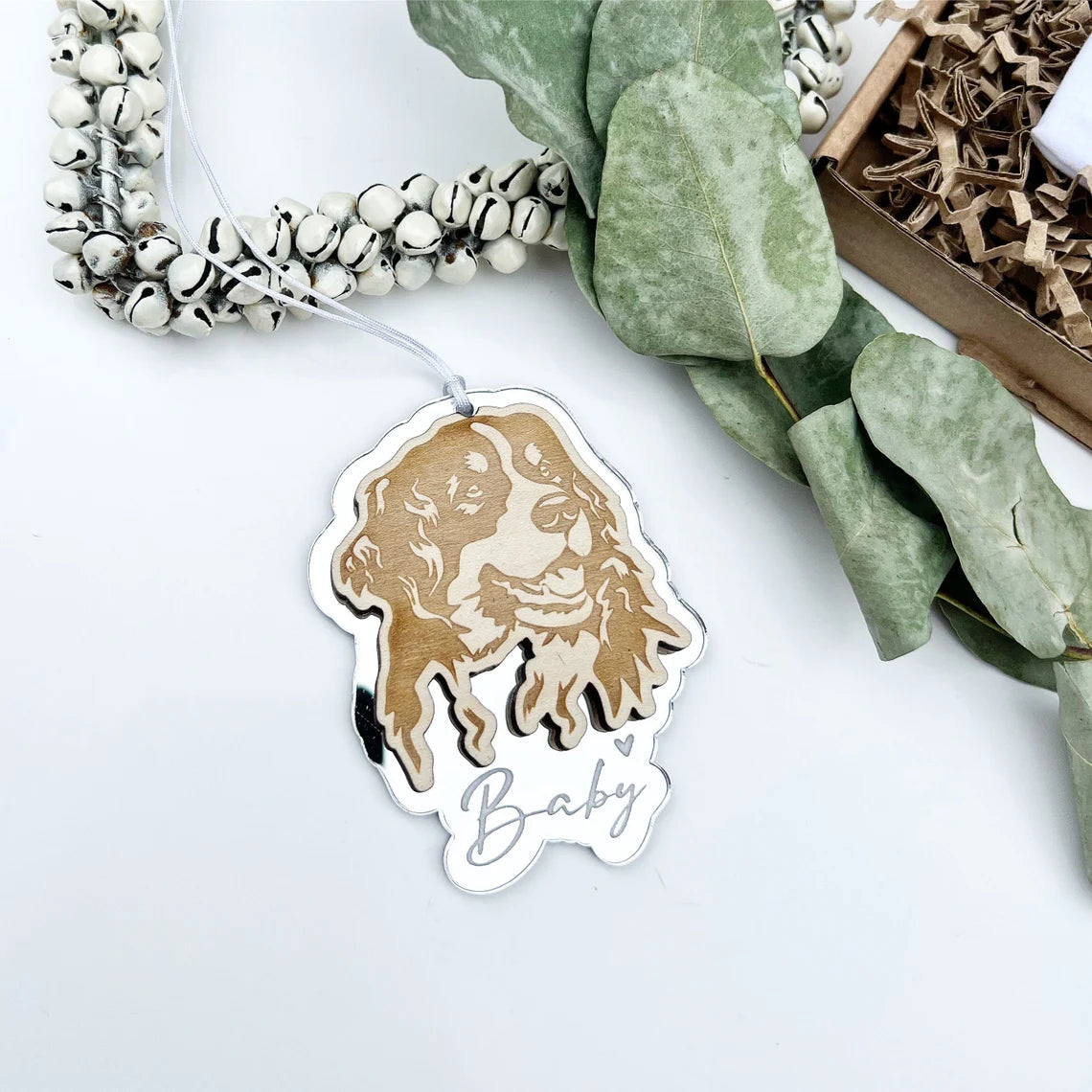 Bernese mountain dog ornament