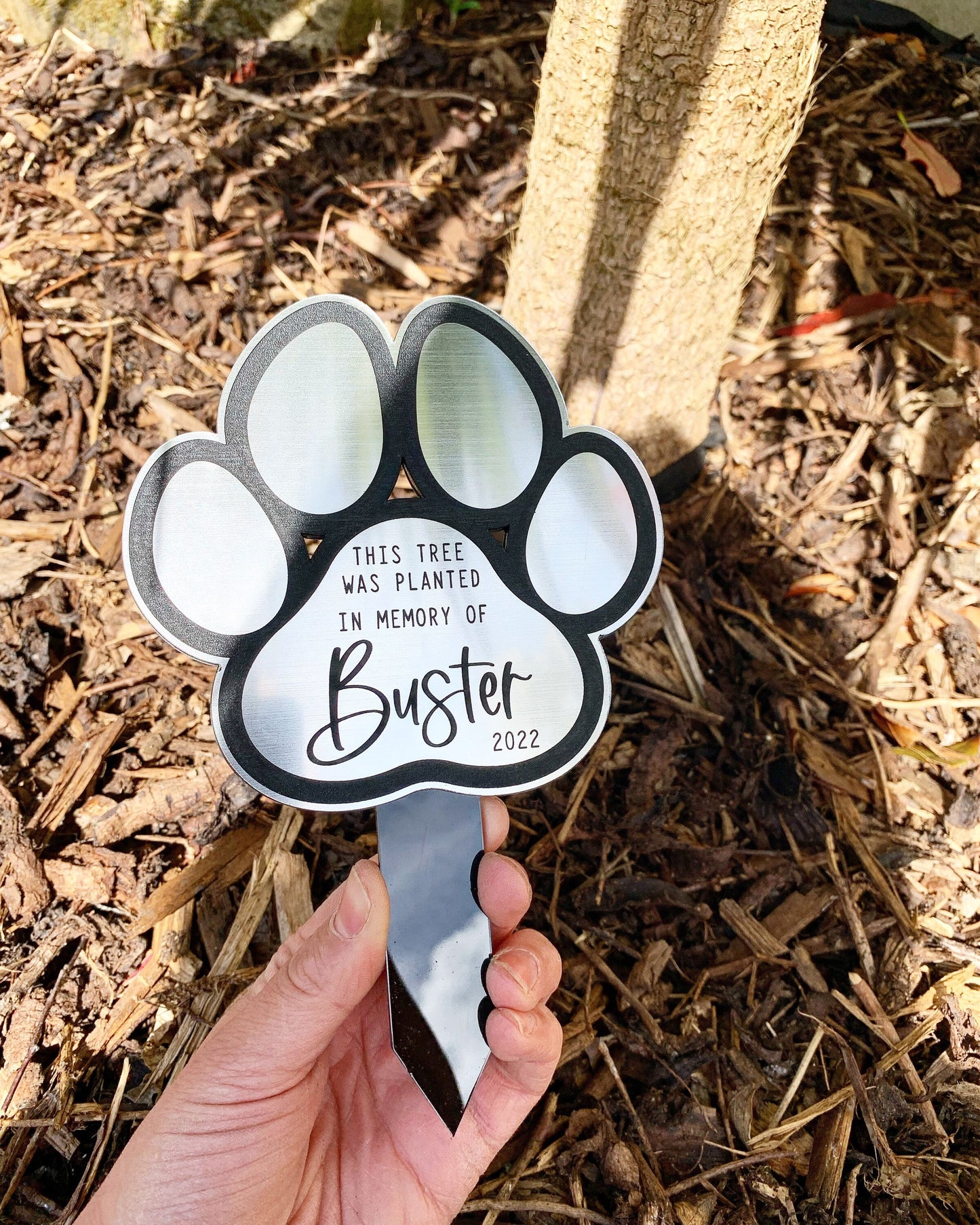 Planted In Memory of | Dog Grave Garden Memorial | Dog Memorial Plaque | Loss of Dog | Pet Bereavement Gift | Garden Memorial