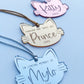 Personalised cat memorial