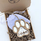 Personalised paw memorial