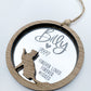 Cat remembrance ornament