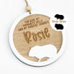 Guinea pig silhouette ornament