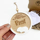 Guinea pig silhouette ornament