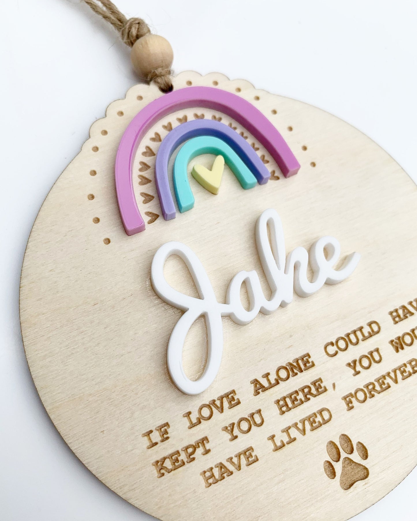 Rainbow bridge pet sympathy memorial keepsake, Memorial gift for cat loss gift, Memorial pet loss gift, Dog loss gift, Pet remembrance gift