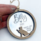 Cat remembrance ornament