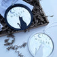 Cat memorial moon & stars