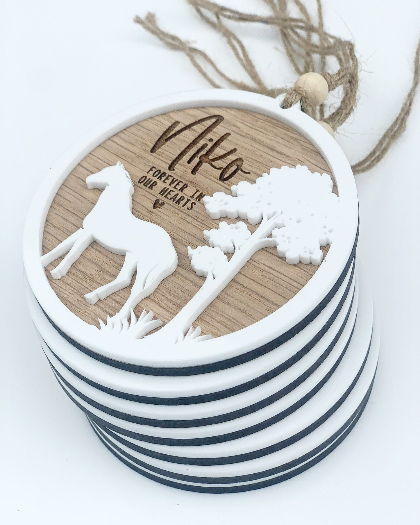 Rainbow Bridge Horse Gift | Horse Loss Sympathy 3D Ornament | Horse Memorial Gift | Horse Loss Gift | Horse Lover Gift | Pet Memorial Gift