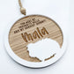 Guinea pig silhouette ornament