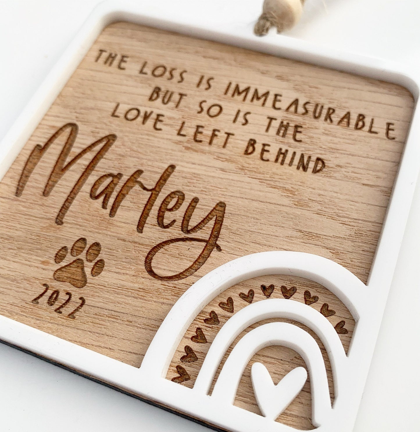 Rainbow Bridge Dog Gift, Customised Pet Sympathy Gift,  Pet Memorial Gift, Cat Memorial Gift, Personalised Dog Memorial Gift,