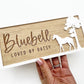 Personalised Horse Stable Door Sign