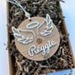 Angel wing pet memorial