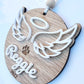 Angel wing pet memorial