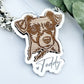 Jack Russell dog ornament