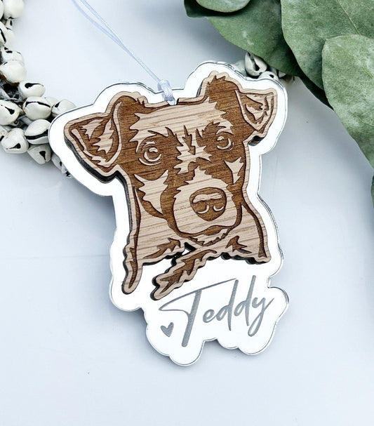 Jack Russell dog ornament