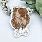 Border collie dog ornament