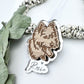 Westie dog ornament