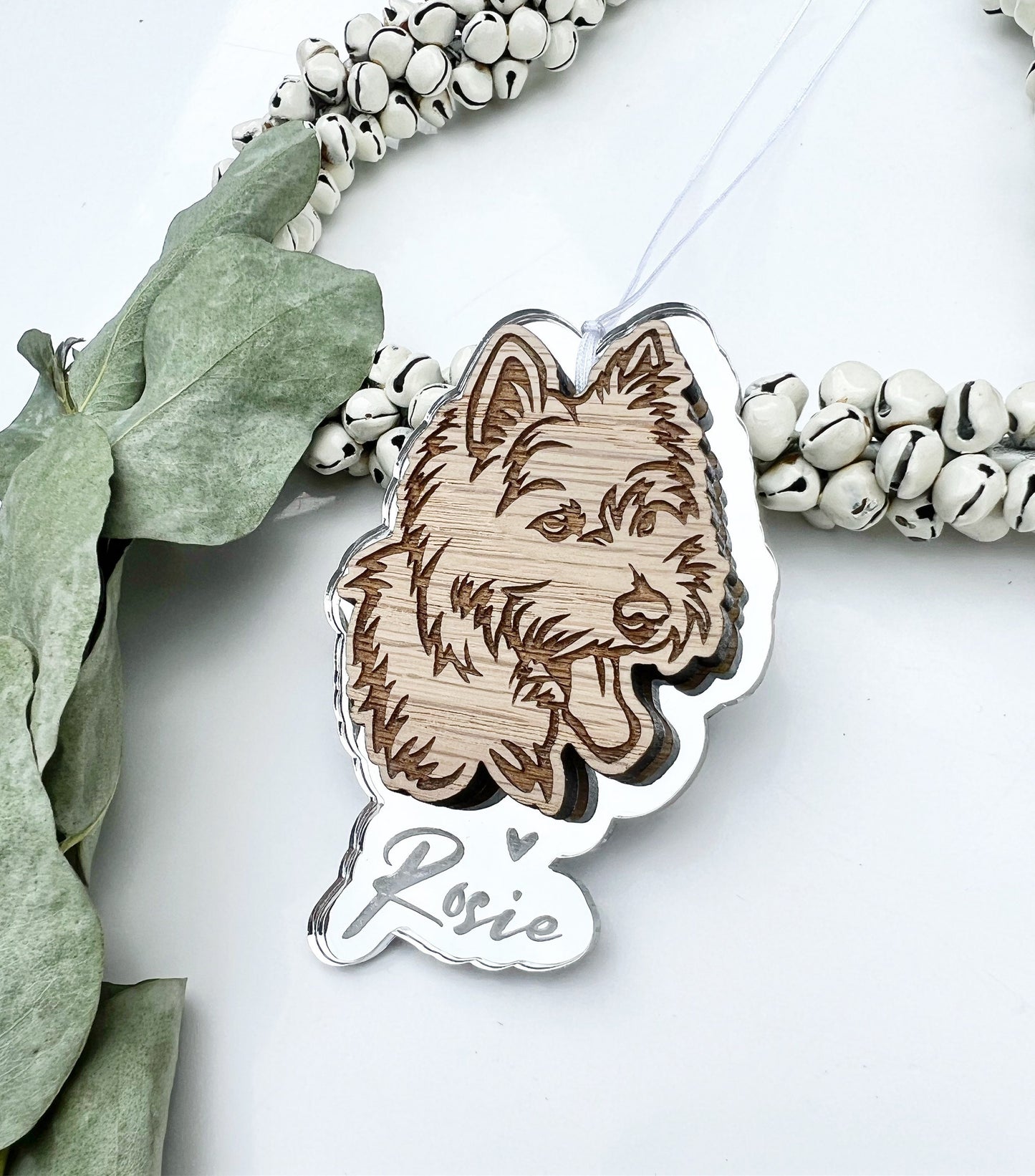 Westie dog ornament