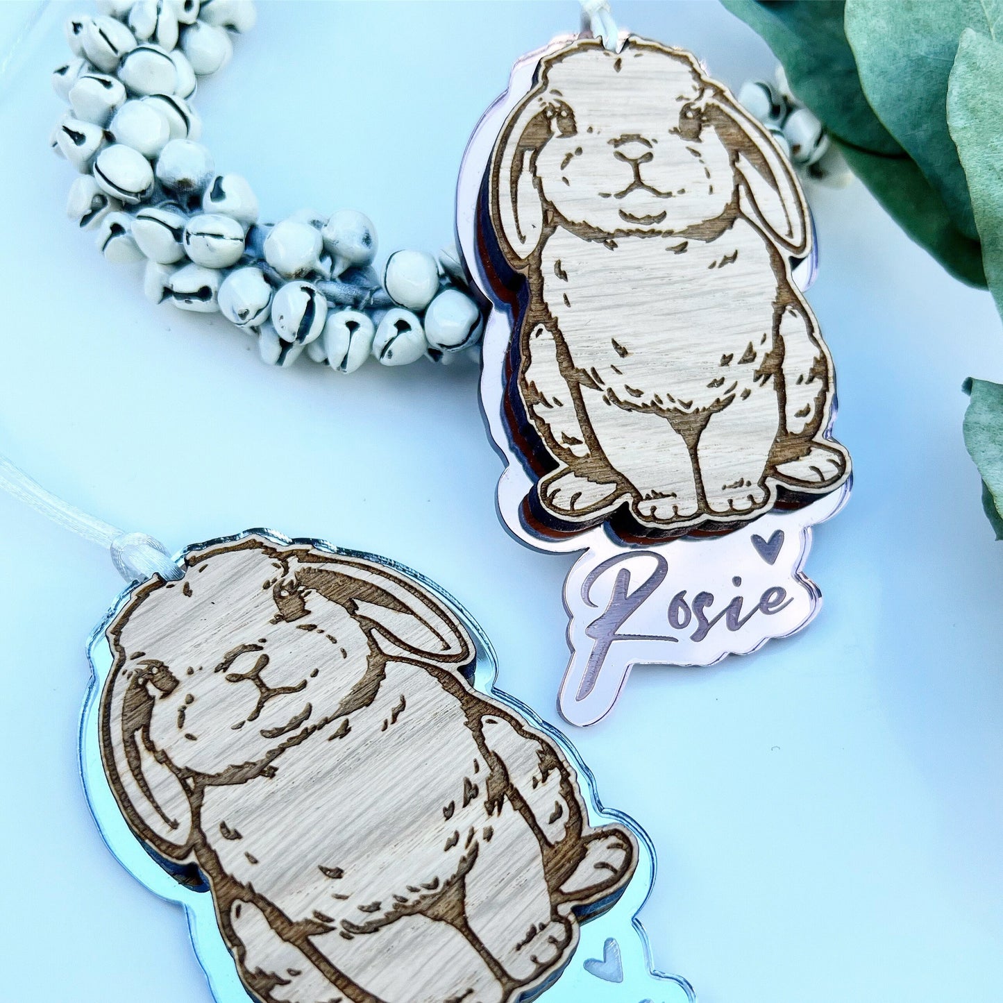Lop-eared bunny ornament