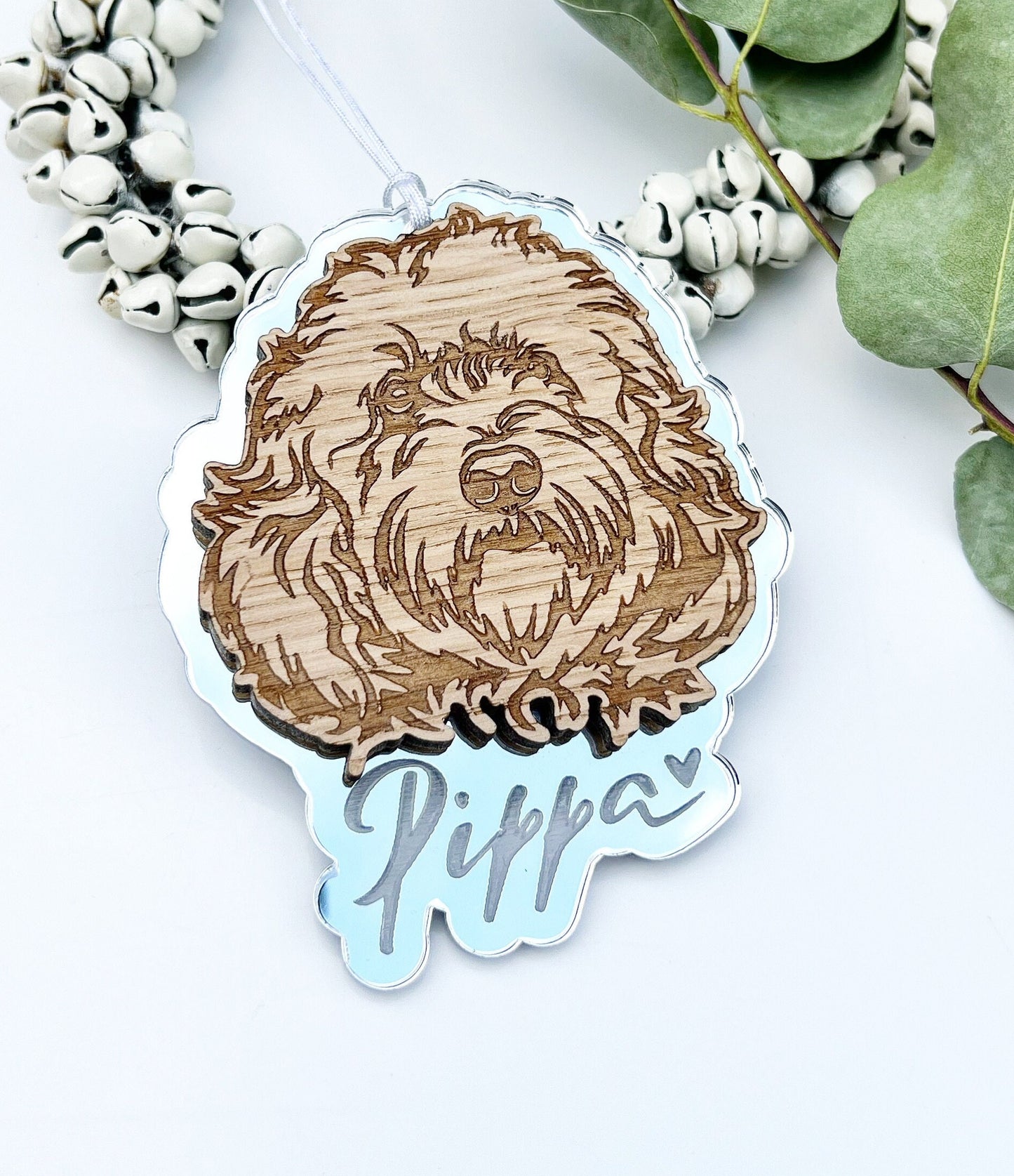 Cockapoo dog ornament