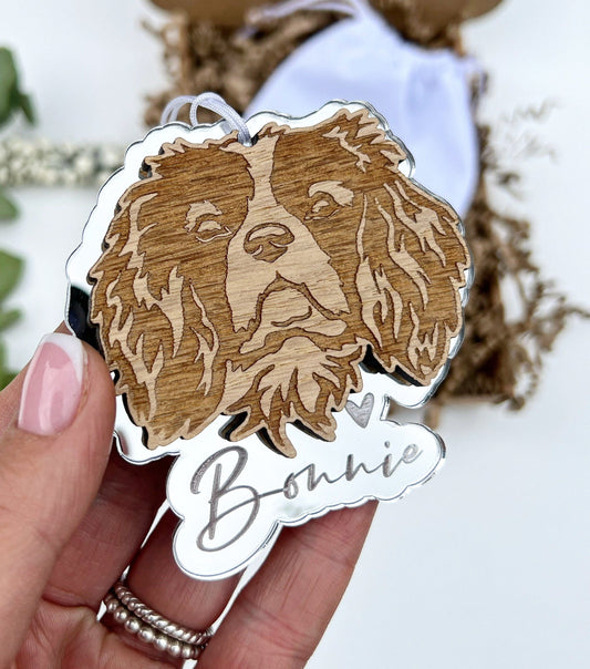 Cavalier king charles spaniel ornament