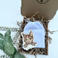Tuxedo cat ornament