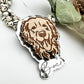 Golden retriever dog ornament