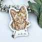 Tabby cat ornament